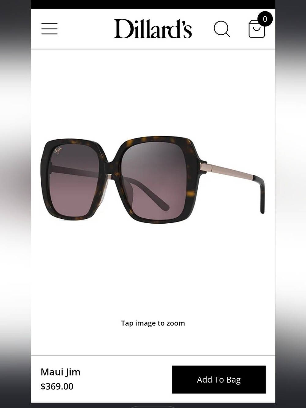 Maui Jim Poolside 838 Polarized Sunglasses with Original Case